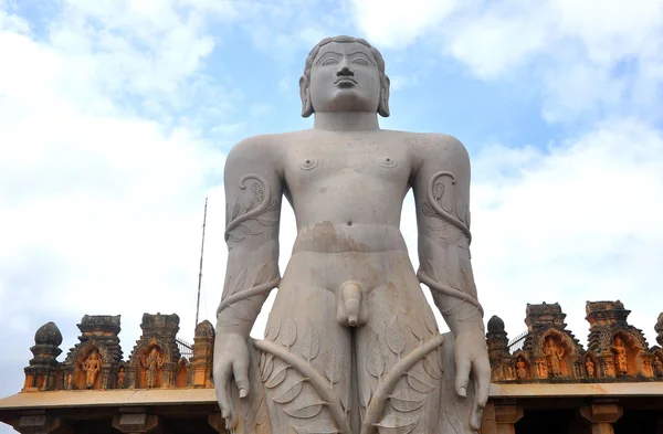 Buddha szobor Shravanabelagola, Karnataka, India — Stock Fotó