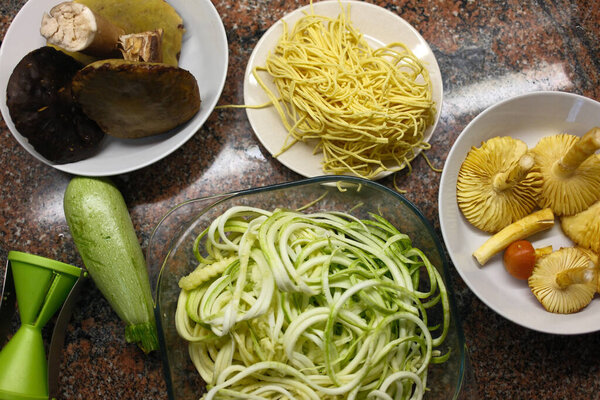 Итальянские спагетти с пищевыми волокнами