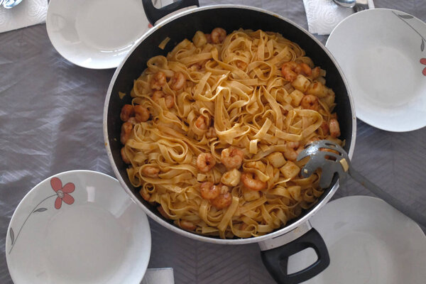 Итальянские спагетти с пищевыми волокнами