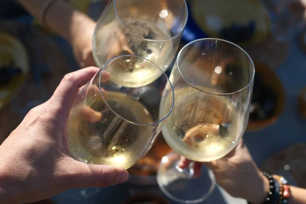 Yemekler için gurme içeceği olarak şarap