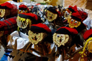 Bayram kutlaması için Noel dekorasyonu atmosferi