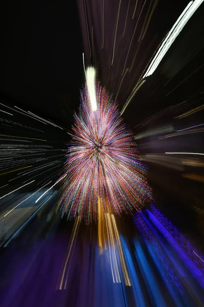 Bayram kutlaması için Noel dekorasyonu atmosferi