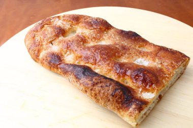 Kahvaltı için tatlı pastane pastası.