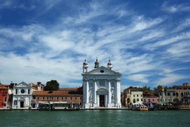 Gondol Venedik, İtalya Kanallar üzerinde