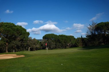 Doğal Golf Sahasındaki Lüks Golf Sahası