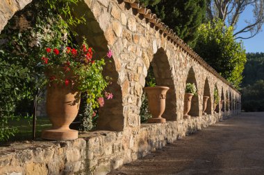 Provence sonbahar günbatımı