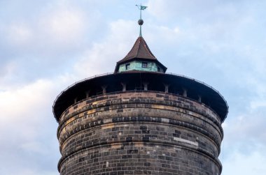 Nuremberg, Germany - August 26, 2025: Handwerkerhof Nuremberg in Bavaria, Germany, featuring a cozy medieval village with traditional craft shops, timber-frame houses, and rustic restaurants.