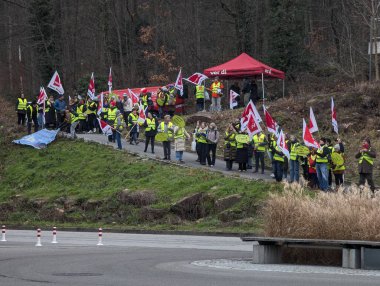 Heidelberg Almanya 19 Ocak 2026 tıbbi profesyonellerin gösterisi. Yüksek kalite fotoğraf