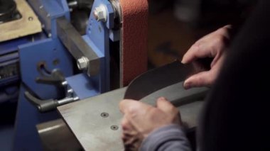 Mengeneye boş bıçak bıçak erkek el imalatı korur 