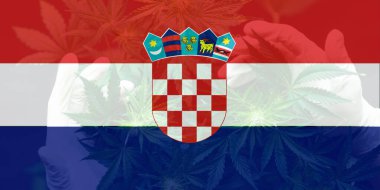 Hırvatistan 'da ot arındırma. Hırvatistan 'da tıbbi esrar. Hırvatistan bayrağında kenevir marihuana yaprağı. Hırvatistan 'da esrar yasallaştırması.