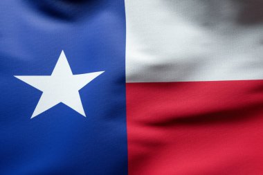 Teksas bayrağı rüzgarda