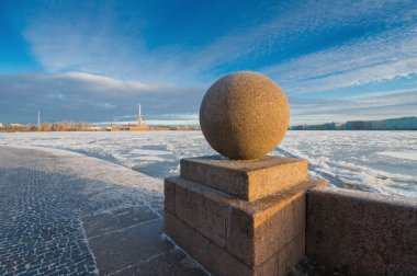 Peter ve Paul kalesinin manzarası