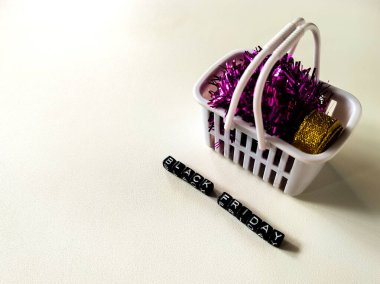 Kara Cuma indirim konsepti. bir satış ya da alışveriş teması arka planı