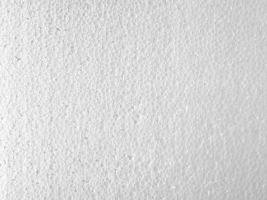 Beyaz termokol ya da polistiren desenli arka plan. Arkaplan ve Tasarım Kullanımı için Temiz Termoplastik Yüzey İdeal