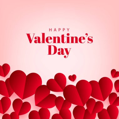 Sevgililer Günün kutlu olsun Güzel Aşk Kalpli Zarif karşılama kartı