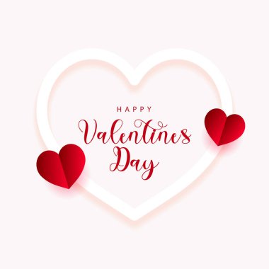 Tatlı kağıt kalpli yumuşak pastel sevgililer günü arkaplanı