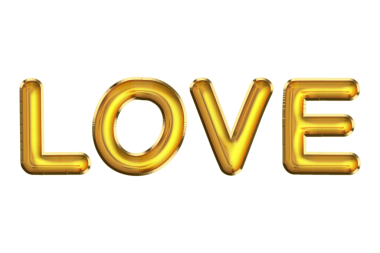3D Altın Aşk Balonları Randevu, Olay ve Sevgililer Günü Romantik Kutlama Mektubu