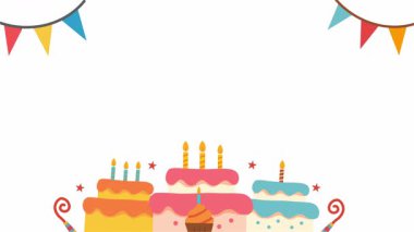 Happy birthday party arka plan