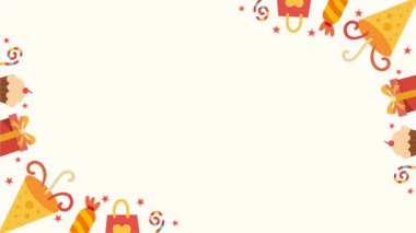 happy birthday banner background