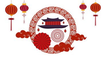 chinese new year 2 0 2 1. vector illustration.