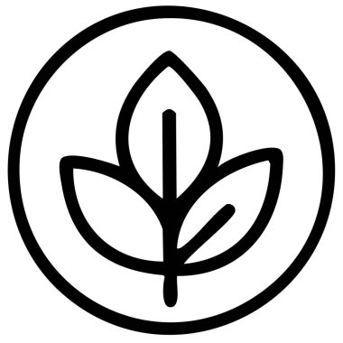 bitki simgesi vektör illüstrasyonu