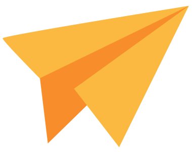 Uçak vektör çizim