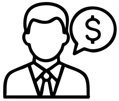 iş adamı vektör simgesi