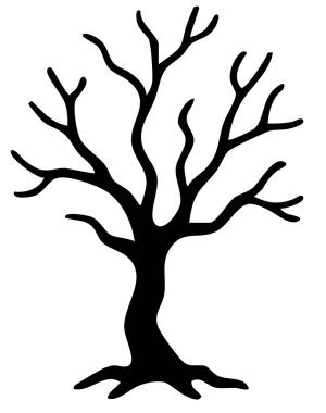 Ağaç. Web simgesi basit illüstrasyon