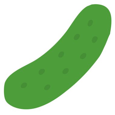 Salatalık. Web simgesi basit illüstrasyon