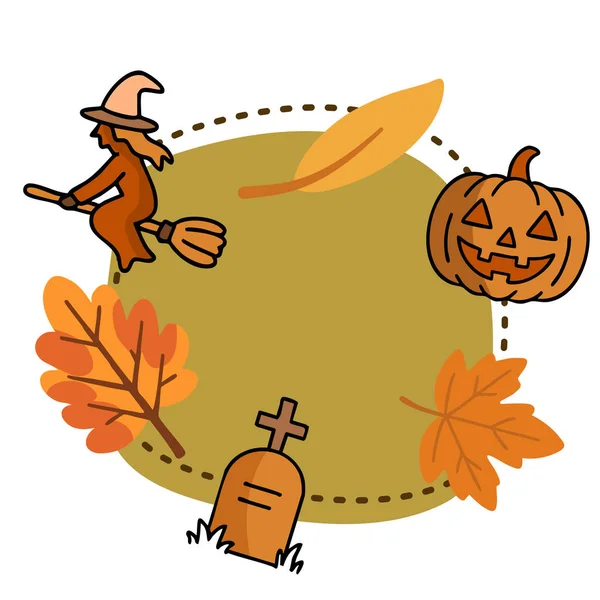 Mutlu cadılar bayramı düz simgesi