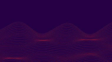 Soyut dalga arkaplanı. Yaratıcı eğilim tarzı. vektör illüstrasyonu