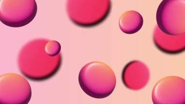 kabarcıkları ile pembe bir arka plan