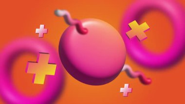 Soyut geometrik arkaplan. 3d oluşturma