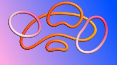 3 boyutlu görüntülemenin soyut arkaplanı.