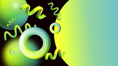 soyut 3d tasarım arkaplan canlandırma videosu