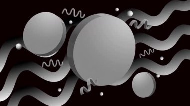 soyut 3d tasarım arkaplan canlandırma videosu