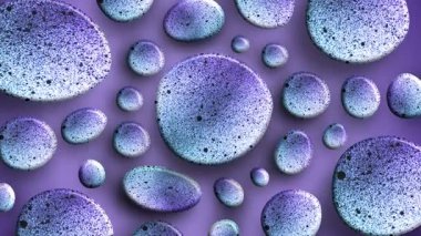 Canlı akan soyut 3d canlandırma arkaplan tasarımı