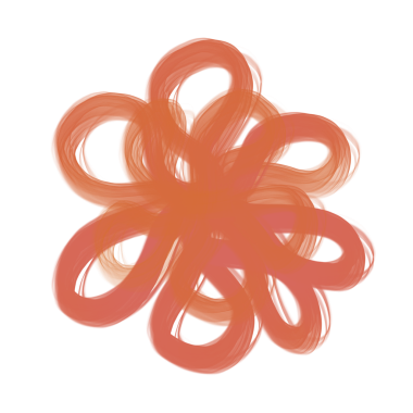 Soyut çiçek şekli. Vektör çizimi. Tasarım şablonu. vektör illüstrasyonu.