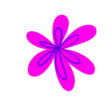 çiçek simgesi, vektör illüstrasyon tasarımı