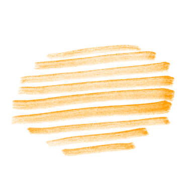 vektör soyut turuncu el çizilmiş daireler