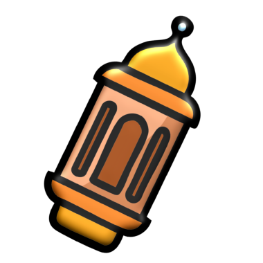 bir mumun çizgi film stili vektör çizimi