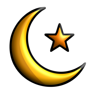 Gece gökyüzündeki ay vektör çizimi