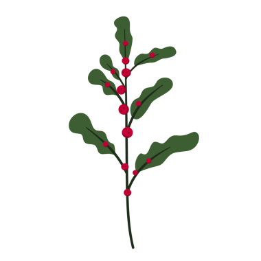 izole edilmiş Noel dekorasyon simgesi