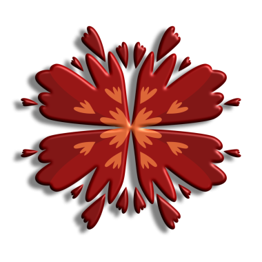 koyu arka plan üzerinde kırmızı çiçek