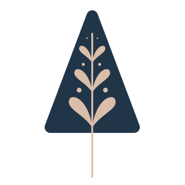 ağaç simgesi vektör illüstrasyonu