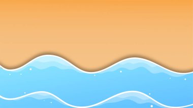 vektör soyut dalga arkaplanı, düz tasarım