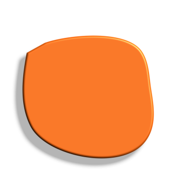 Turuncu pasta grafiğinin vektör simgesi