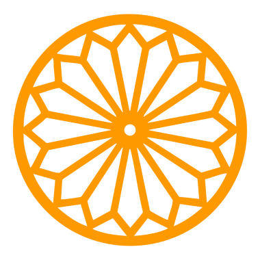 Dairesel bir süslemenin vektör illüstrasyonu