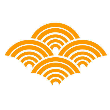 Çizgileri olan soyut geometrik sembol. vektör illüstrasyonu.