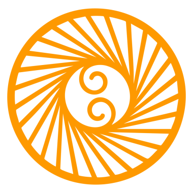 Soyut dairesel desenlerin dekoratif tasarımı